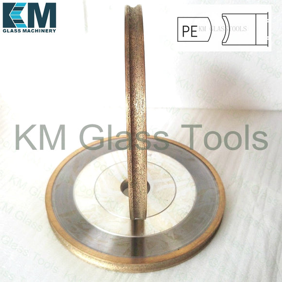 Diameter 150x22xPE3/4/5/6/8/10/12/15mm Peripheral Diamond wheel Pencil edging,For Shape Glass Edging Machine.