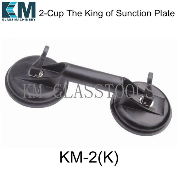 KM New Products! 2-Cup The King of Suction Plate 135Kg For Glass (High quality)