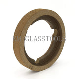 British marrlse BK46/BK60 glass profile machine grinding beveled edge polishing wheel, size: 150*25*100mm