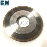 Diameter 150x22xFA3/4/5/6/8/10/15mm Peripheral Diamond wheel Flat edge with arris,Grinding wheel For Shape Glass Edging Machine,1DD6V