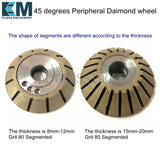 KM 45 degrees(1A1-S)Peripheral Daimond wheel,For CNC machine.