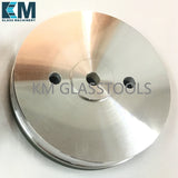 KM Resin Cup Wheel R1-CC3-Diameter175mm-10x10mm, Resin wheel for glass straight edge machine and double edge machine.