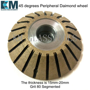 KM 45 degrees(1A1-S)Peripheral Daimond wheel,For CNC machine.