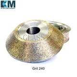 KM 45 degrees(1A1-S)Peripheral Daimond wheel,For CNC machine.